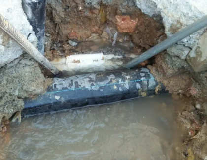 萨尔图测漏水之水管漏水